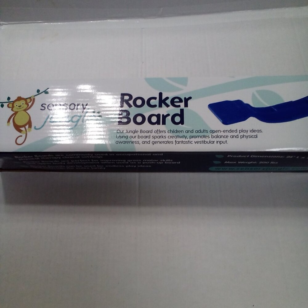 Sensory Jungle Rocker Board Occupational Physical Therapy Balance Kids Adults - Picture 4 of 15